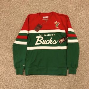 Mitchell & Ness Milwaukee Bucks Sweatshirt NWT